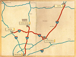 Map to Knibbe Ranch